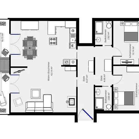 Gertrude Muschelweg Appartement *